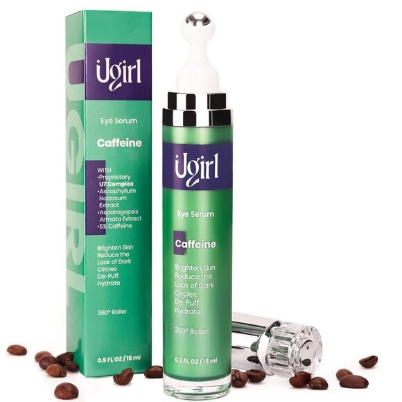 Brand new - Eye Serum for Dark Circles, 5% Caffeine Under Eye Cream for Wrinkles - Picture 1 of 6
